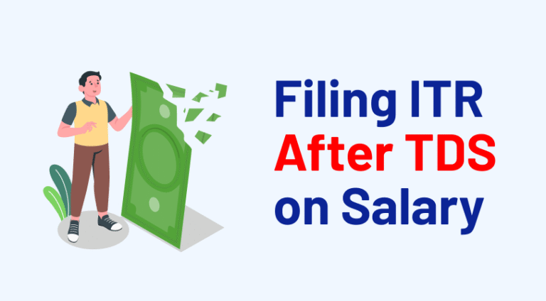 filing itr after tds on salary