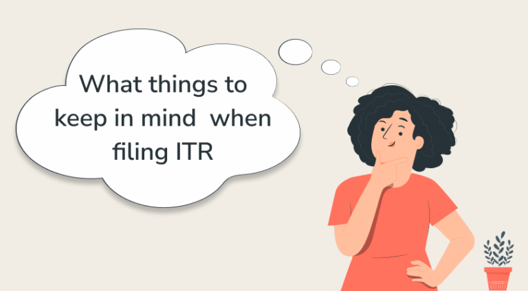 mandate things when filing itr